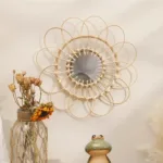 Miroir Rotin Décoratif