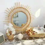 Miroir Rotin Scandinave