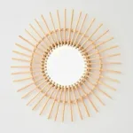 Miroir Rotin Tendance