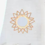 Miroir Rotin Vintage