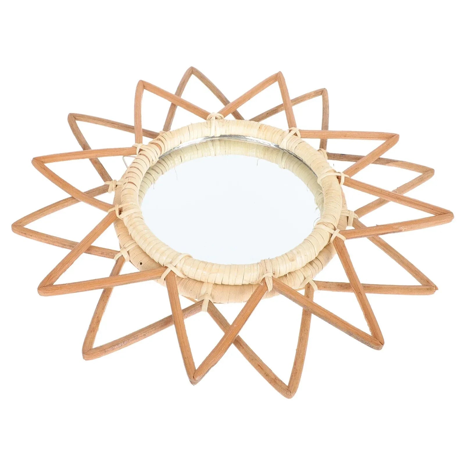 Miroir Rotin Vintage – Image 2