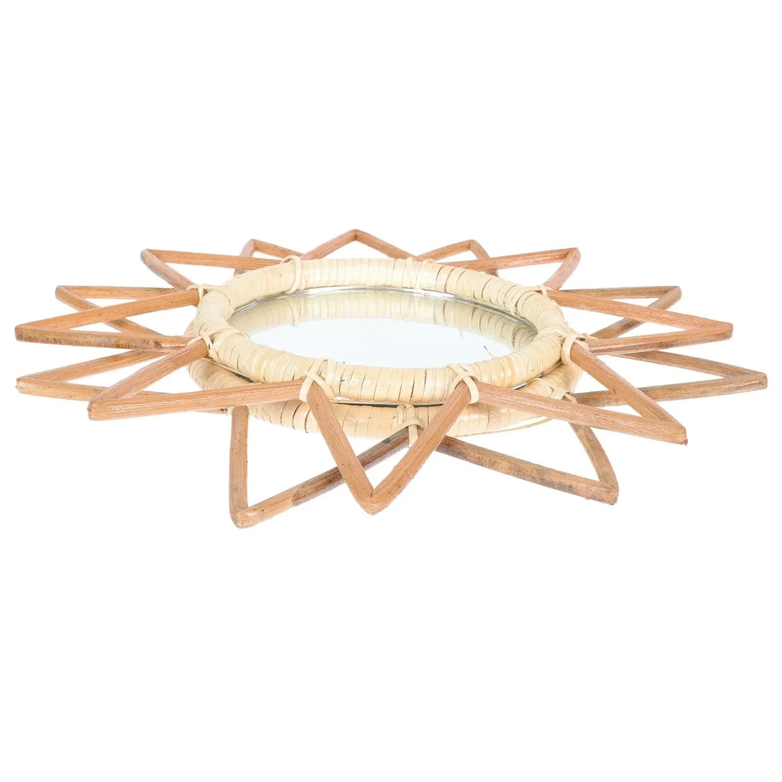 Miroir Rotin Vintage – Image 3