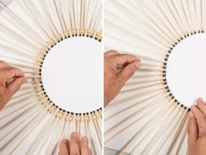 Miroir Rotin DIY illustration