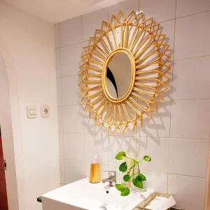 Miroir Rotin DIY illustration