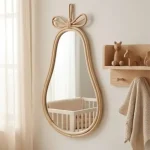 Miroir Rotin Poire​