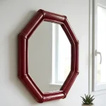 Miroir Rotin Rouge​